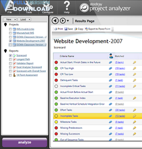 Steelray Project Analyzer v2019.3.31