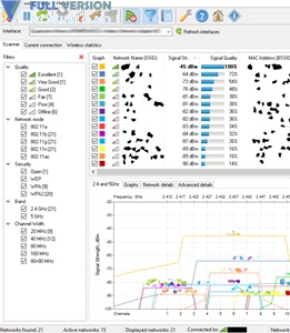 LizardSystems Wi-Fi Scanner v4.3.0