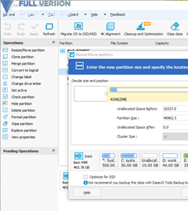 EASEUS Partition Master v12.00 Professional