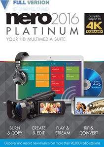 Nero 2016 Platinum v17.0.04000 + Content Pack