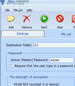 PDF Encrypt v6.4