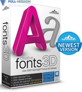 Summitsoft Creative Fonts 3D v10.5